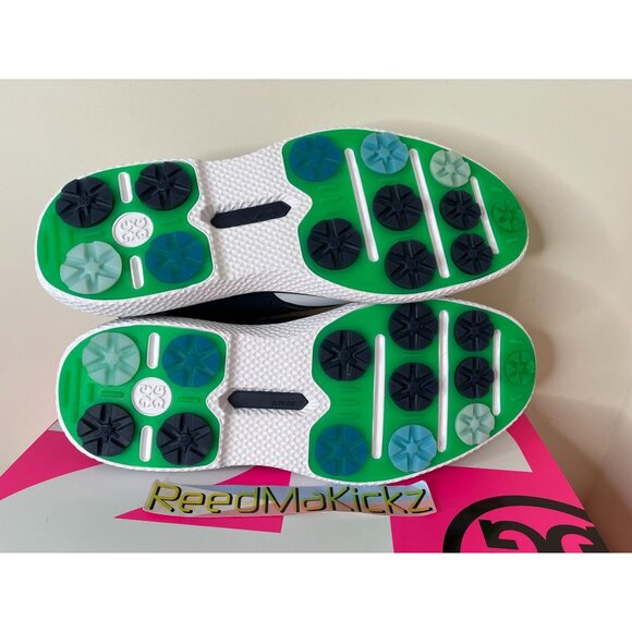 G/FORE GALLIVAN2R SADDLE GOLF SHOES WHITE NAVY MENS SIZES - Picture 6 of 7